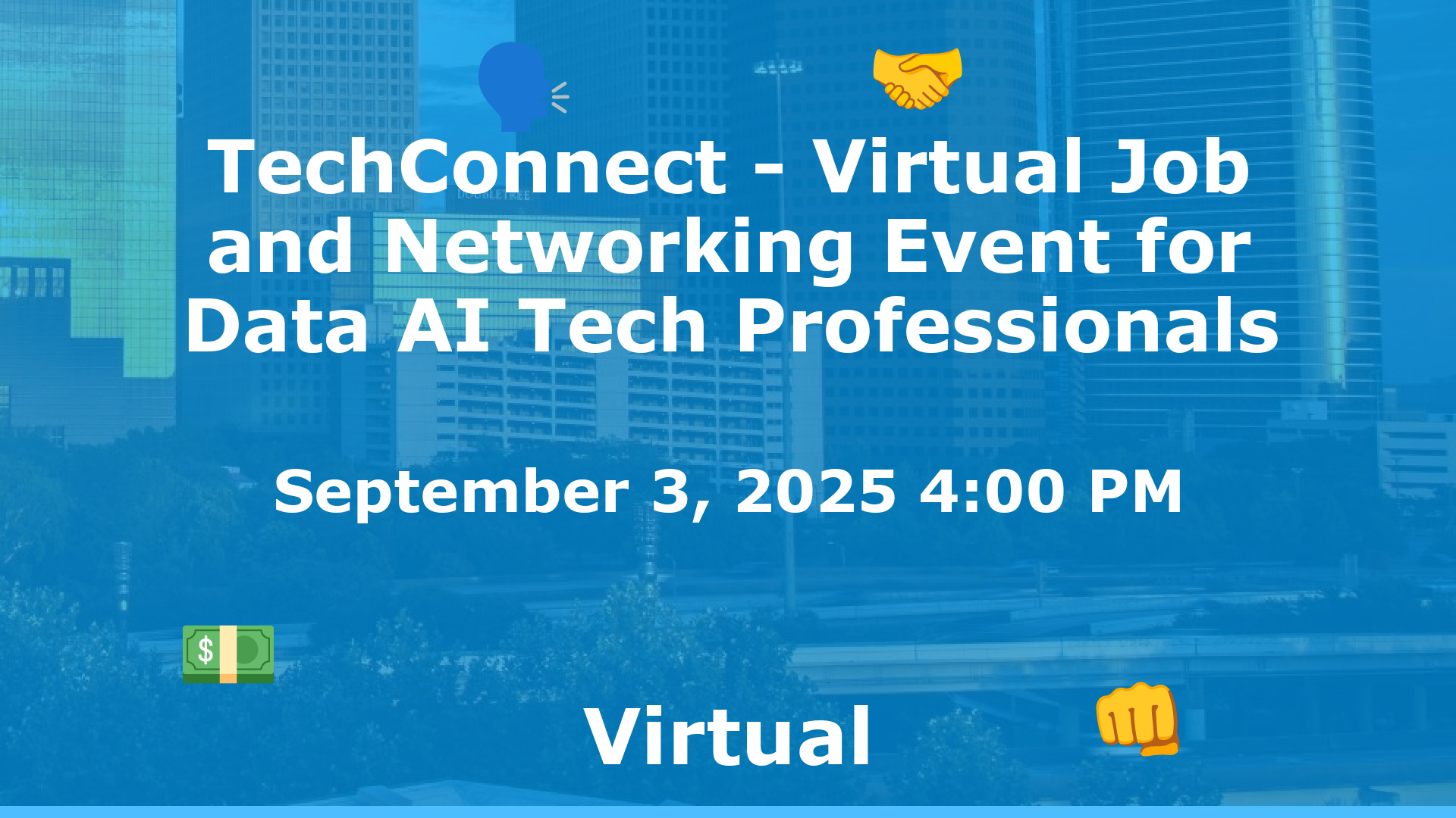 TechConnect - Virtual Job and Networking Event for Data AI Tech Professionals event image